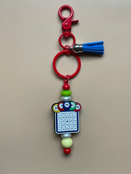 Red Bingo Keychain