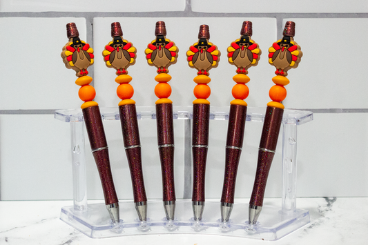 Silicone Turkey Beaded Pen