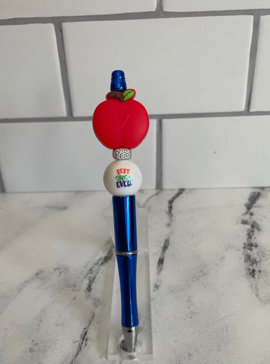 Best Teacher Ever Beaded Pen