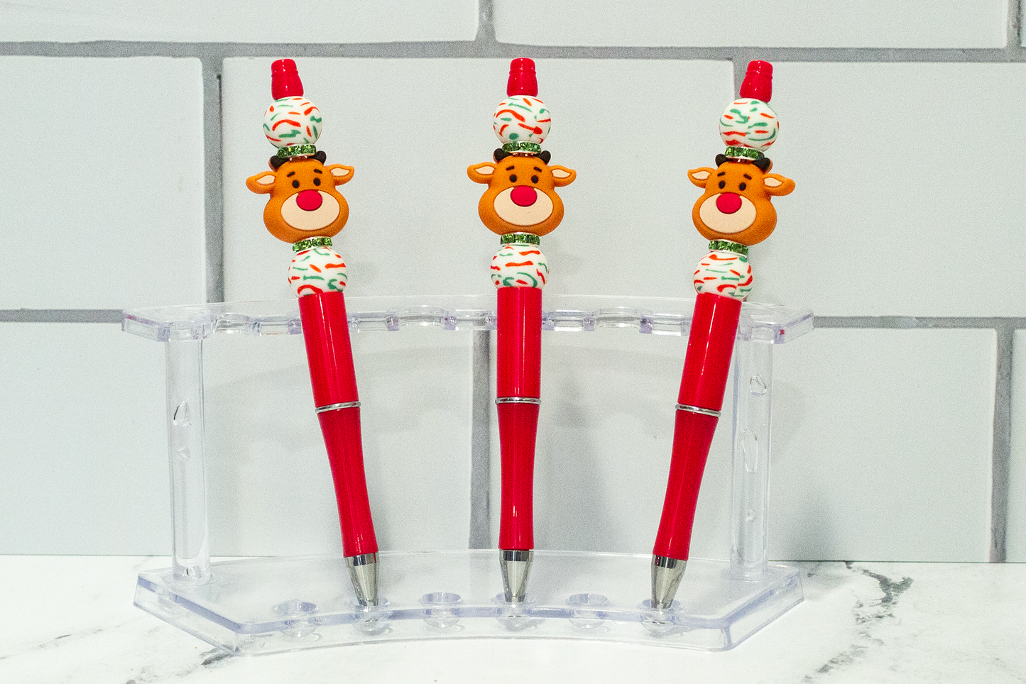 Rudolph Beaded Pen