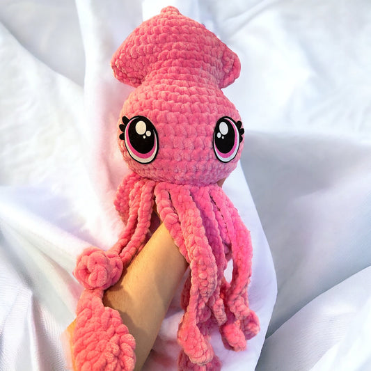 Squid (XL) Crochet Plushie