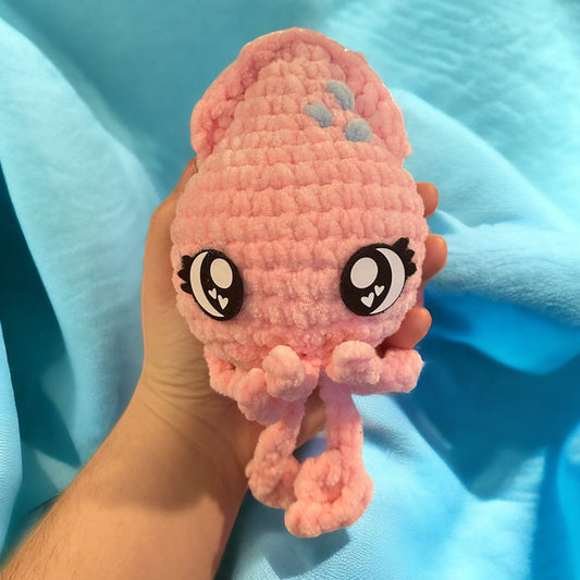 Baby Squid Crochet Plushie