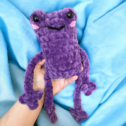 Leggy Froggy (XL) Crochet Plushie