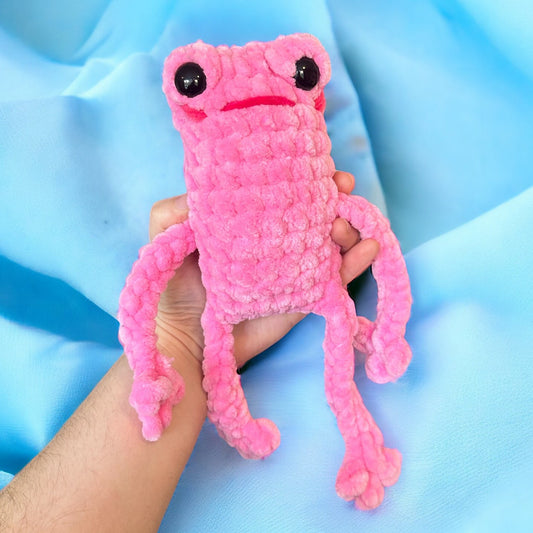 Leggy Froggy (XL) Crochet Plushie