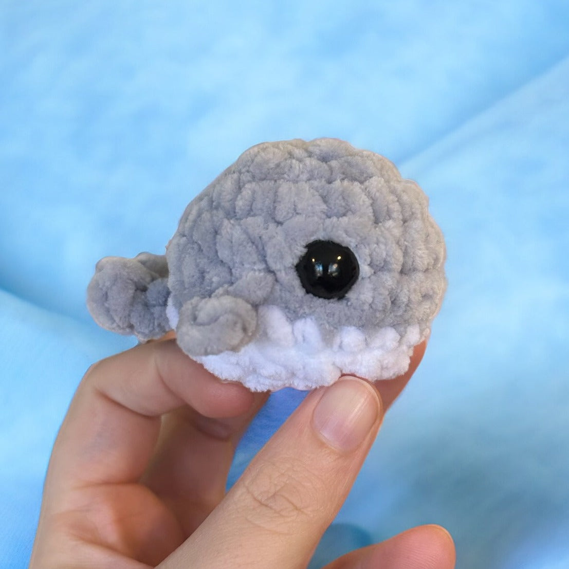 Baby Whale Crochet Plushie