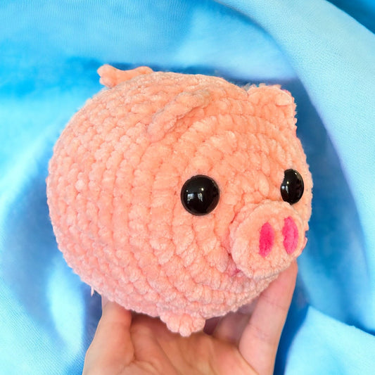 Loaf Pig Crochet Plushie