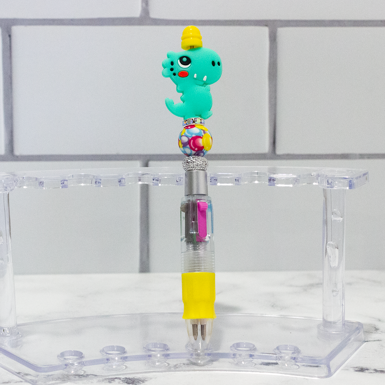 Dinosaur Multi Colored Ink Novelty Pen