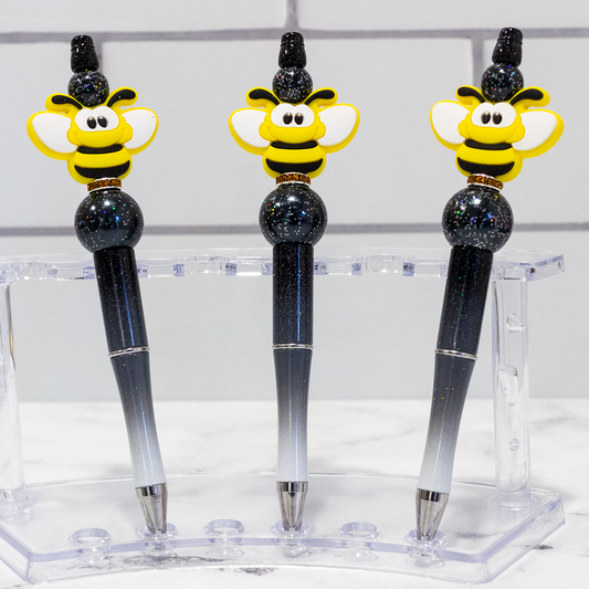 Silicone Bumblebee Beaded Pen