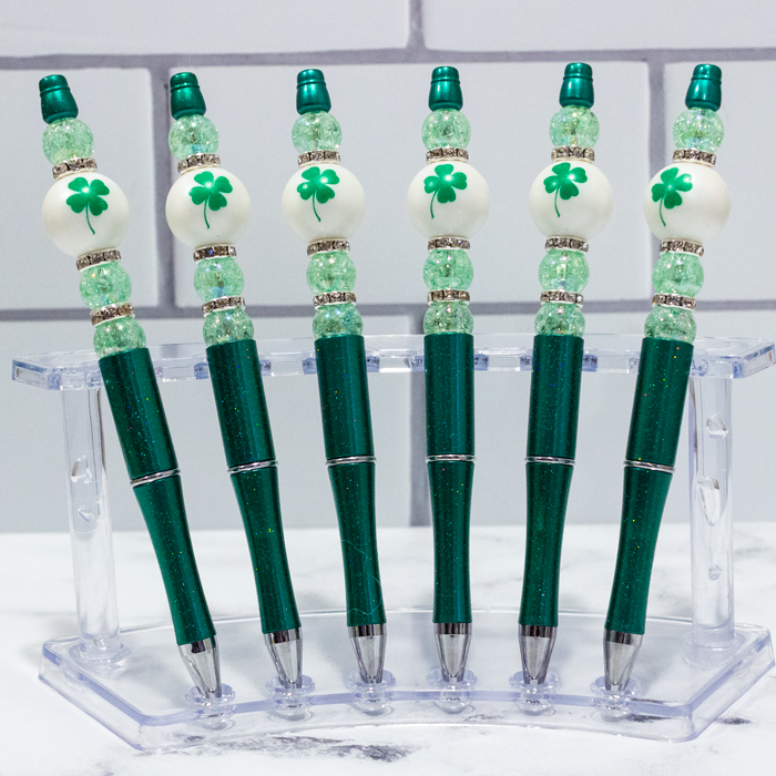 St. Patricks Day Beaded Pen