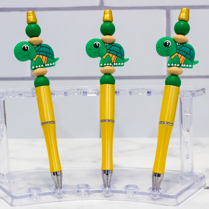 Silicone Turtle Beaded Pen