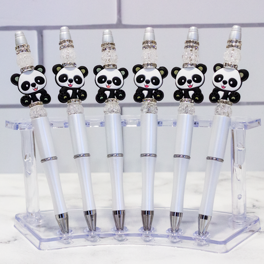 Silicone Panda Beaded Pen