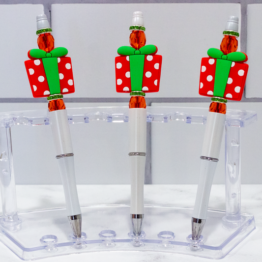 Silicone Christmas Gift Beaded Pen