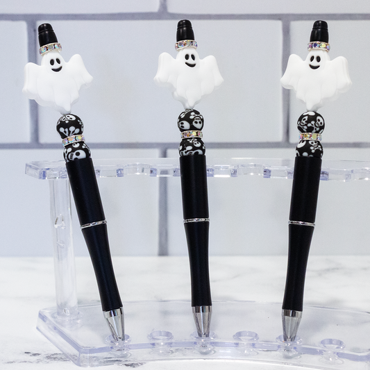 Silicone Ghost Beaded Pen